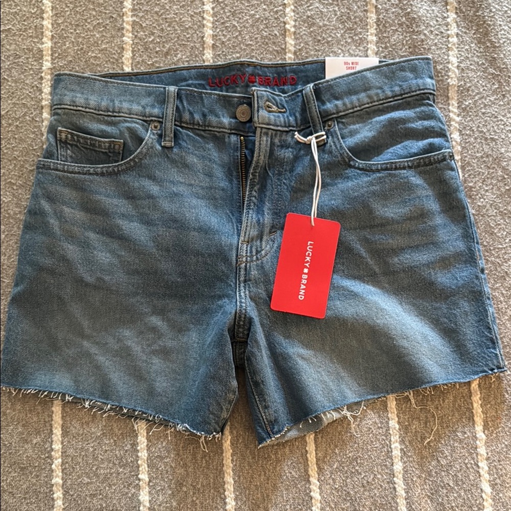 Lucky Brand Blue Denim Cutoff Shorts